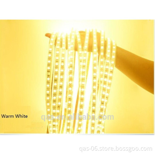 3528 60leds cw ww ac 110 220v waterproof led strip 3 years warranty shenzhen factory